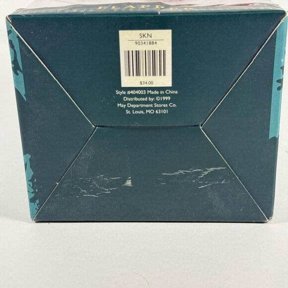 Nutcracker Village Flapper Figurine Red Dress Faux Fur Shawl Vintage - Picture 15 of 15